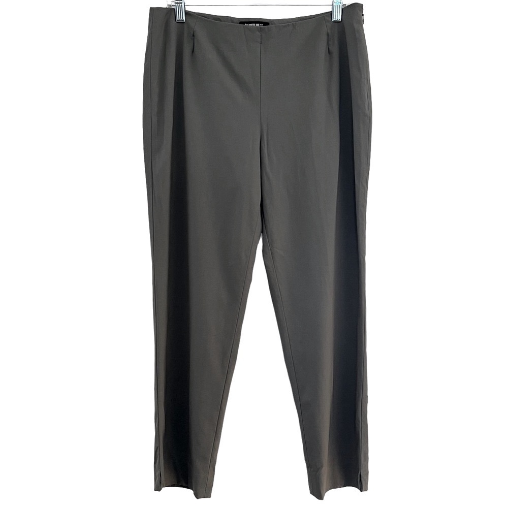 Lafayette 148 Virgin Wool Ankle Pant in Taupe Size 10